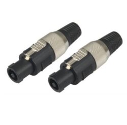 Connector: SM C08 GCE018-4P - Schmid-M: Connector: SM C08 GCE018-4P; Plug; loudspeaker; female; PIN: 4; for cable; 30A; 250V